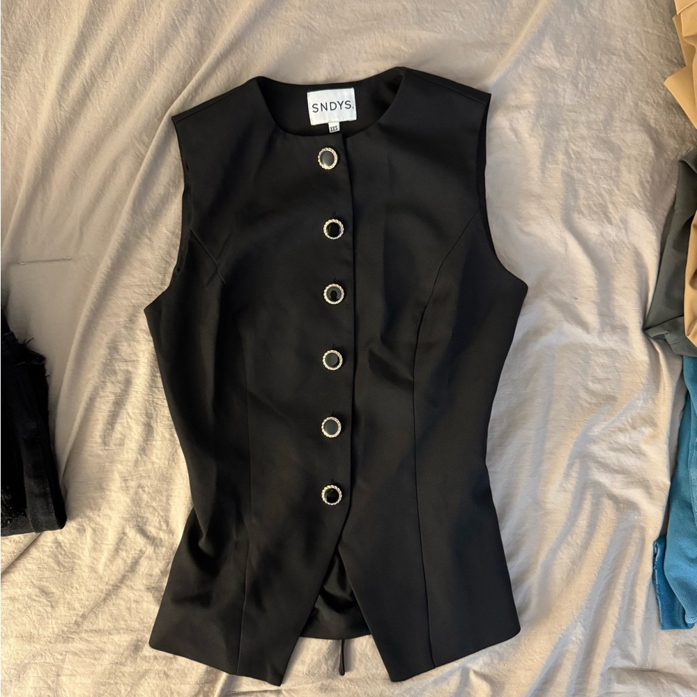 REVOLVE Black Sleeveless Blouse